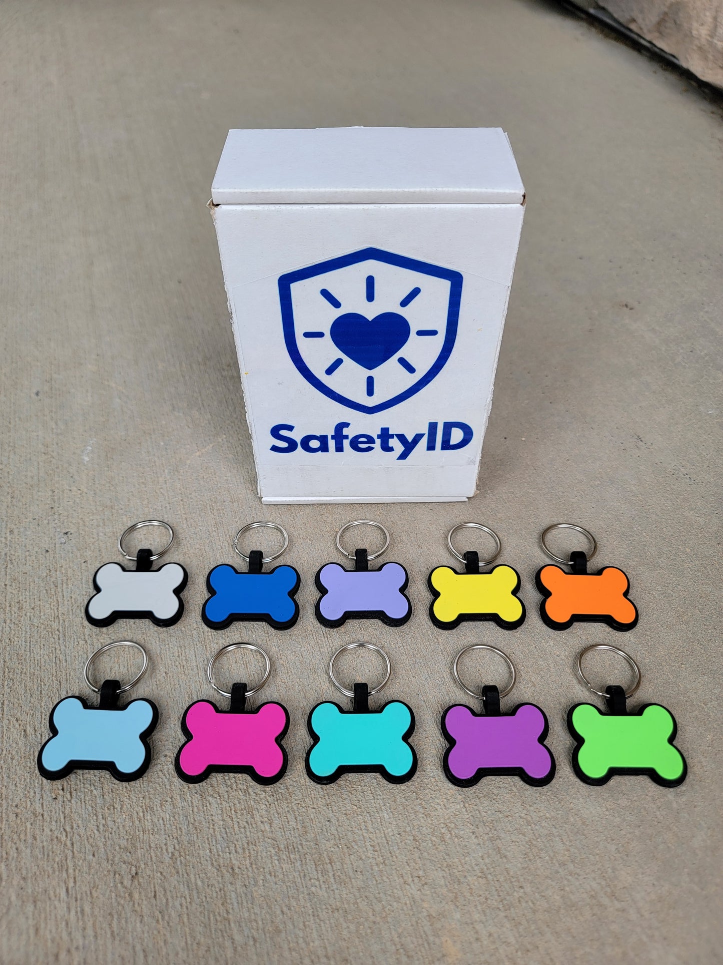SafetyID Bone Dog Tag